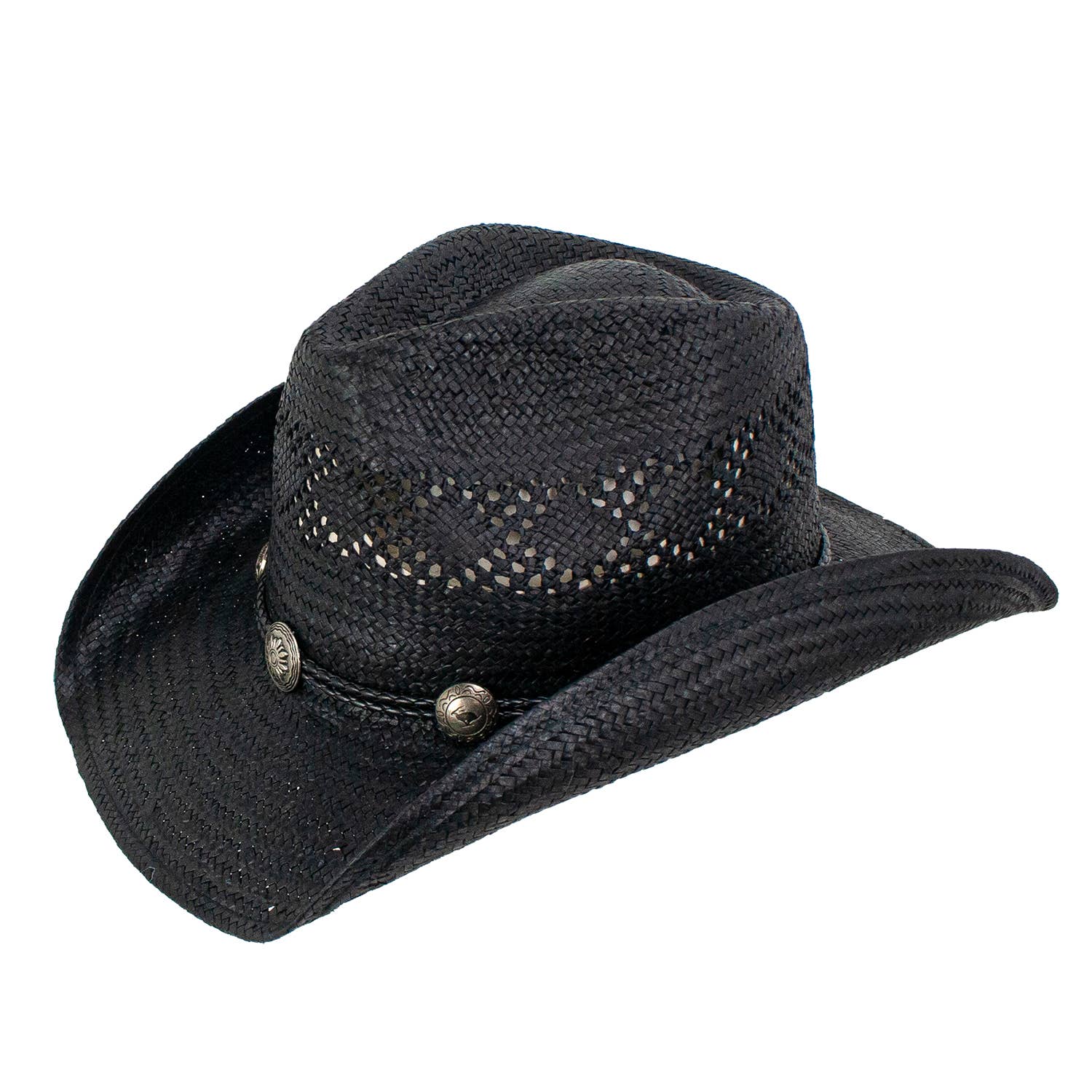 Rory Straw Western Drifter Cowboy Hat