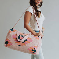 Pink Aztec Duffel Bag