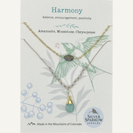 Gold Drop Layered Amazonite Necklace