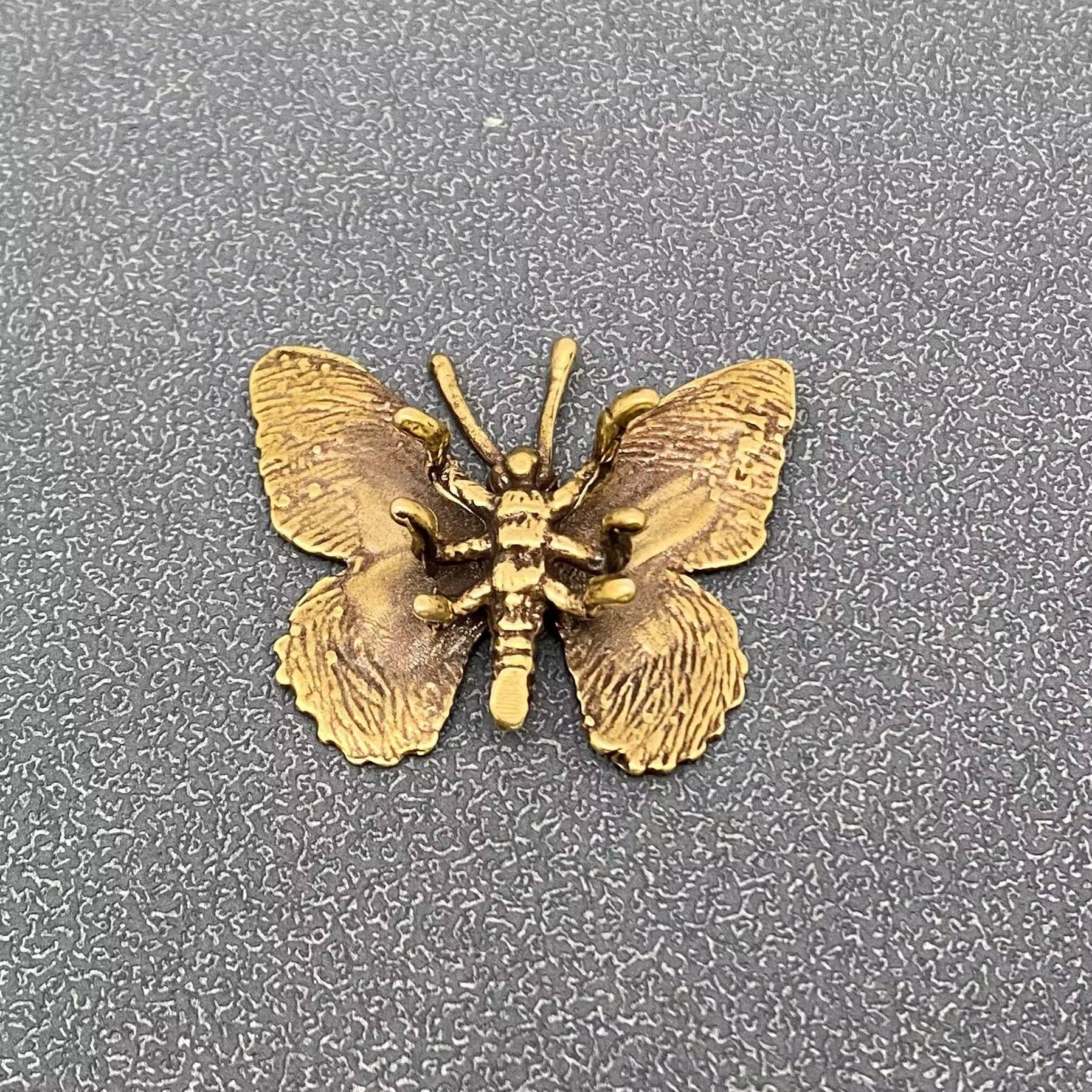 Butterfly Brass Figurine