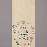 Roll Eyes Kitchen Towel