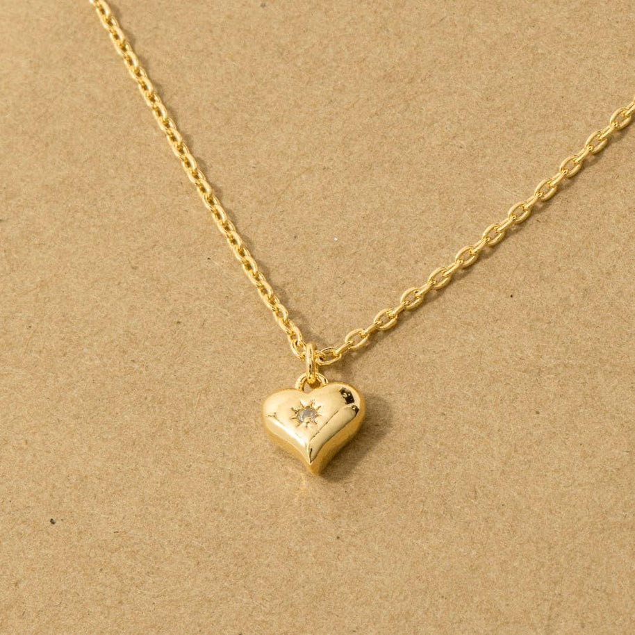 Mini Heart Pendant Necklace