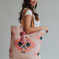 Pink Aztec Tote