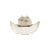 Unisex Cowboy Straw Natural Cattleman Hats