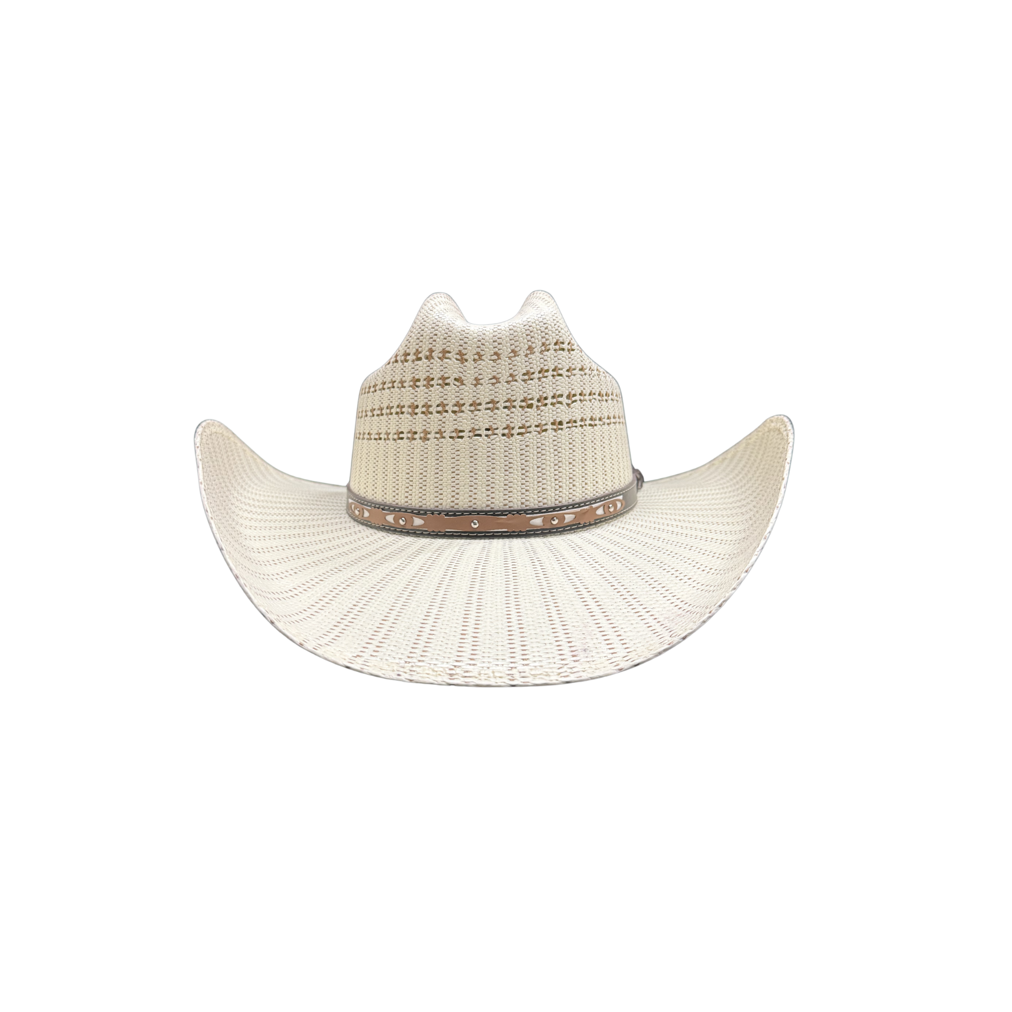 Unisex Cowboy Straw Natural Cattleman Hats
