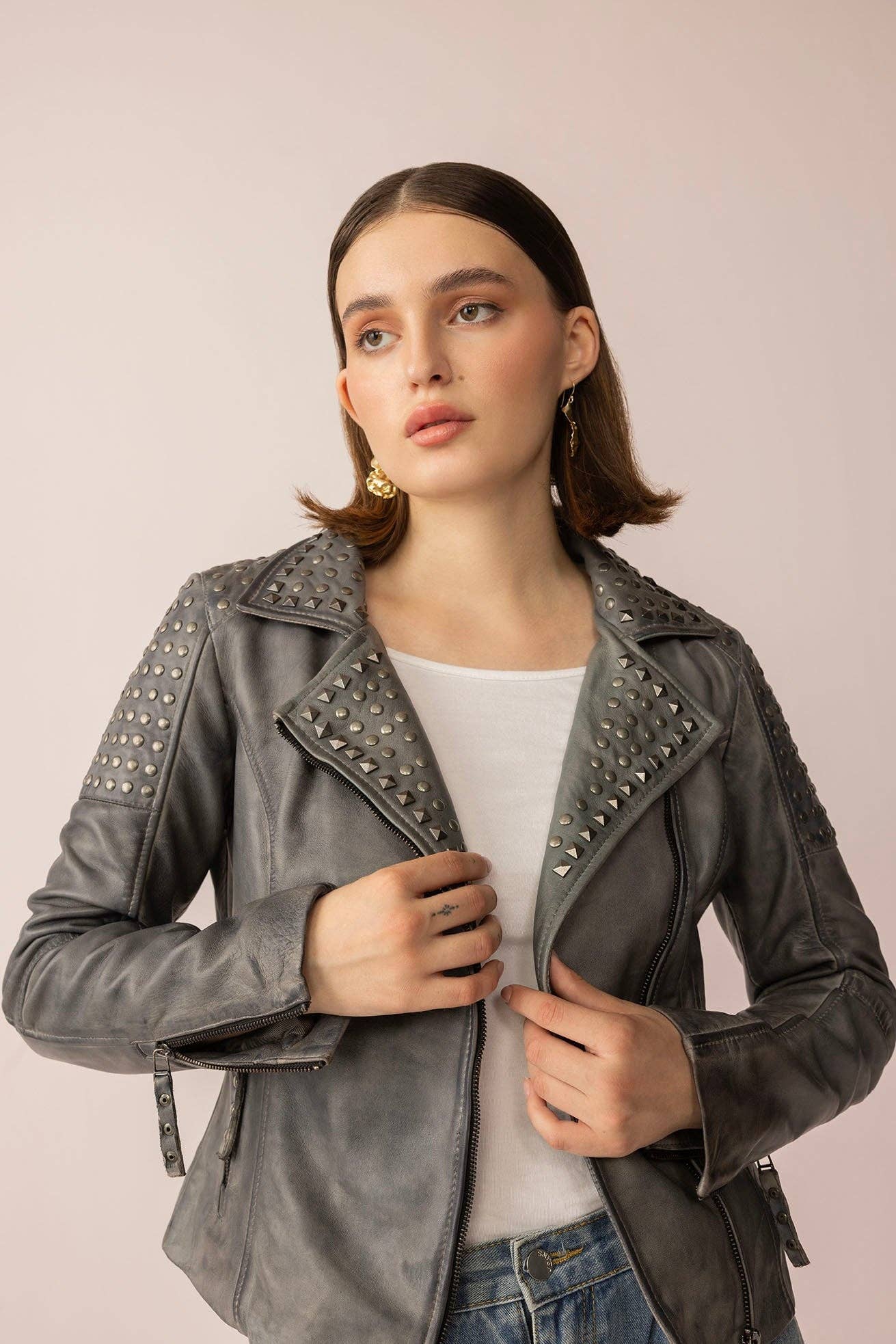 Shadow Storm Leather Jacket