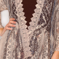 High-Low Lace Duster