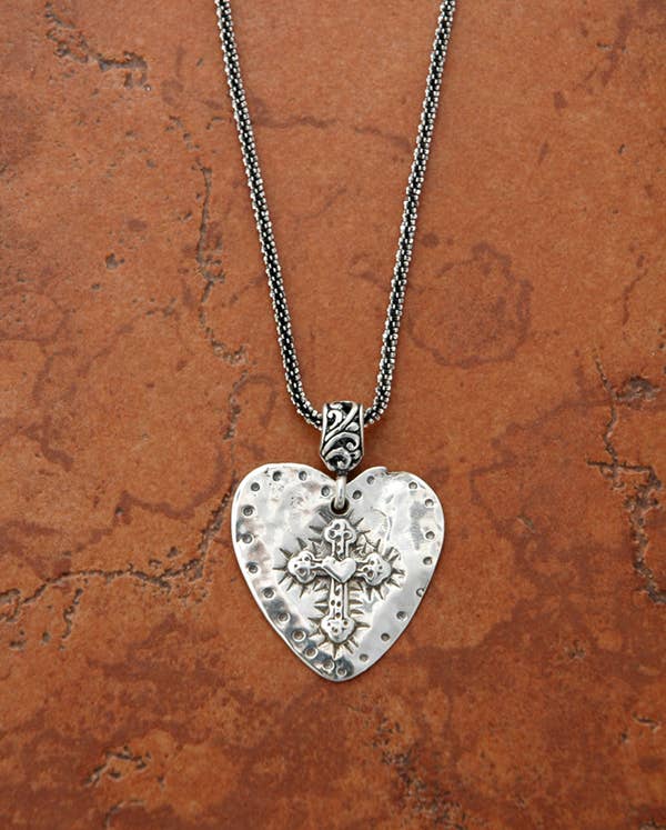 Sterling Southwest Heart Necklace