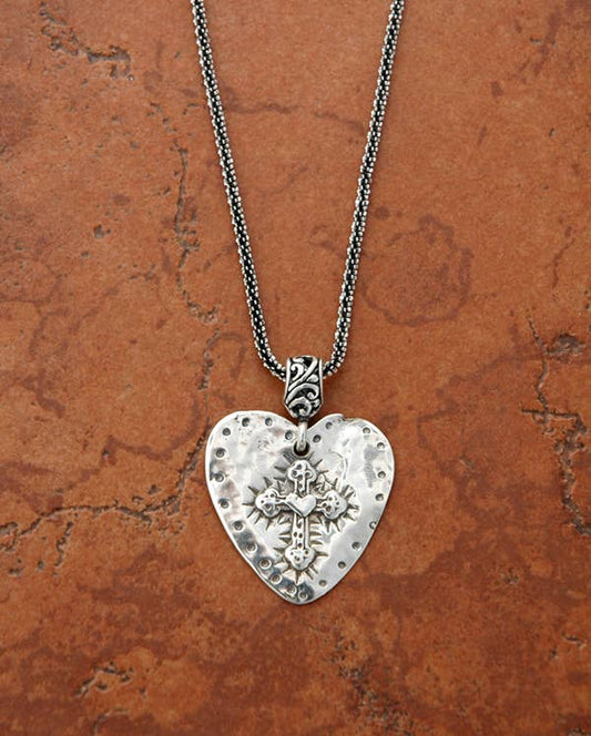 Sterling Southwest Heart Necklace