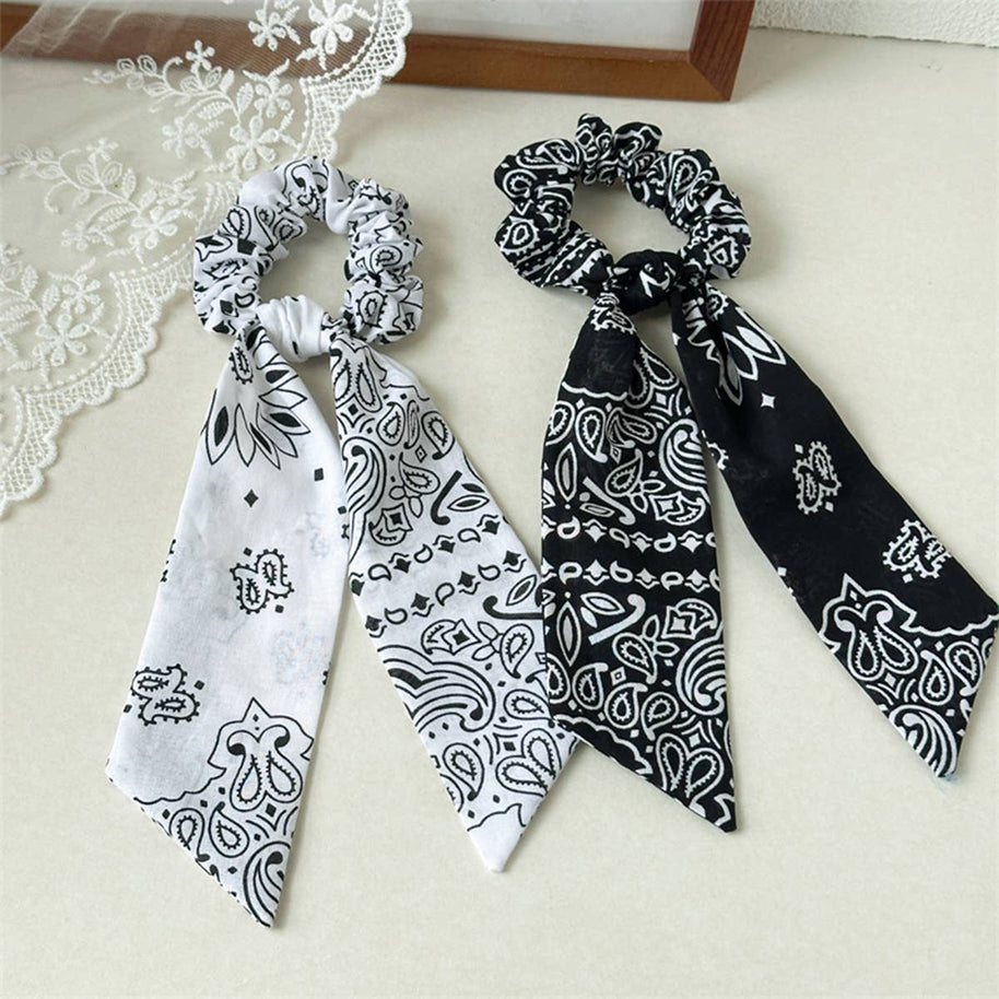 Bandana Ribbon Scrunchie