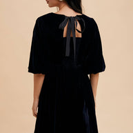 Sweetheart Velvet Mini Dress