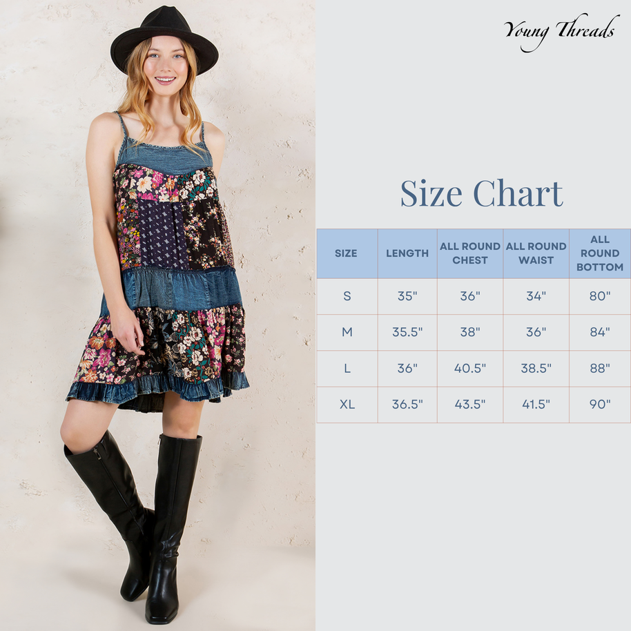 Babydoll Patchwork Dress
