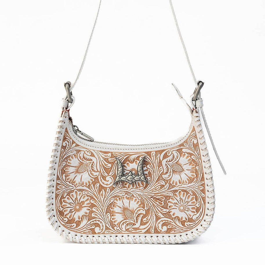 Loyal West Dannia Purse, Med, Ivory Dust