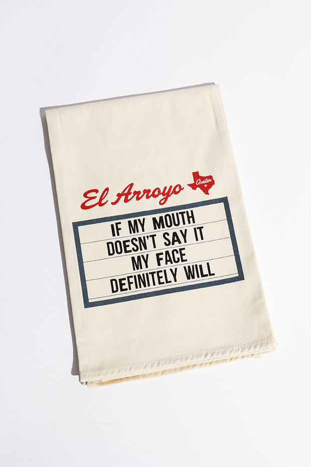 Tea Towel - My Face