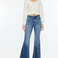 Kan Can Mid Rise Flare Jeans