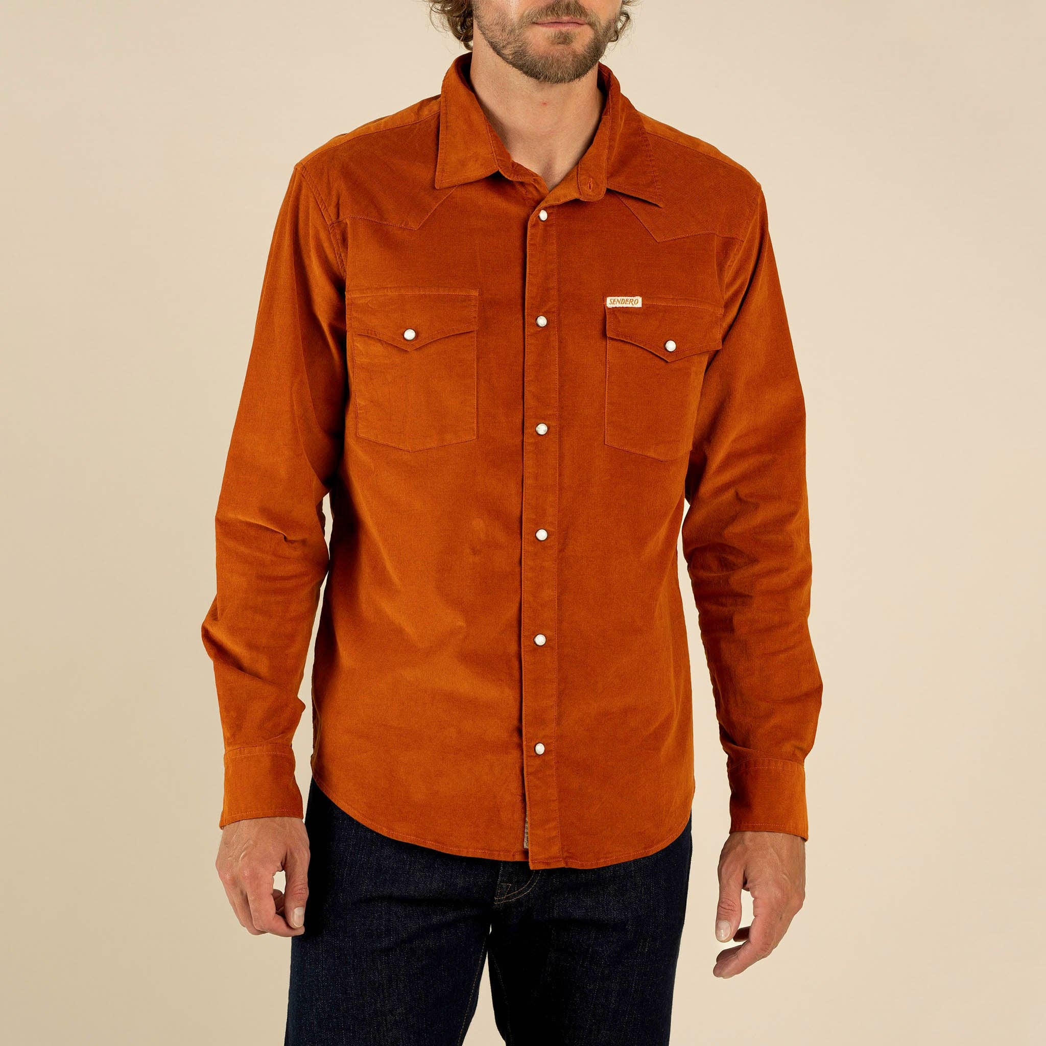 Sendero Wyatt Long Sleeve Corduroy Shirt