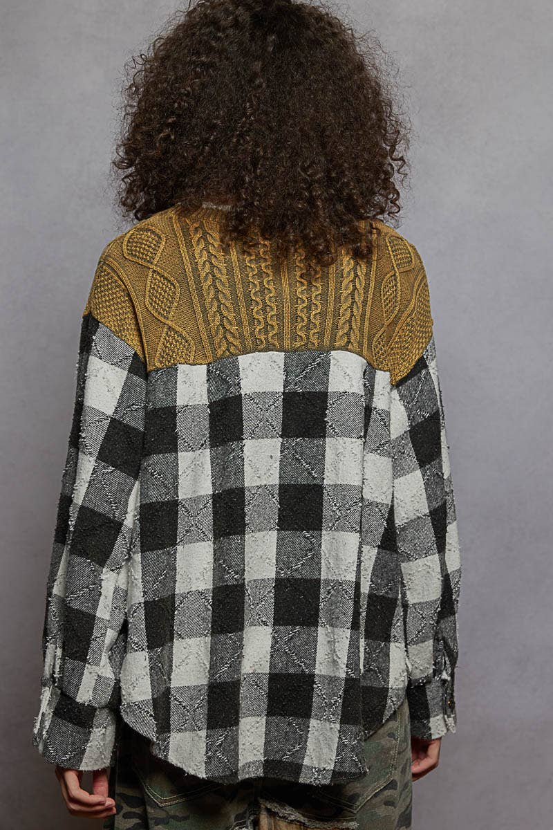 Knit Cardigan with Embroidery