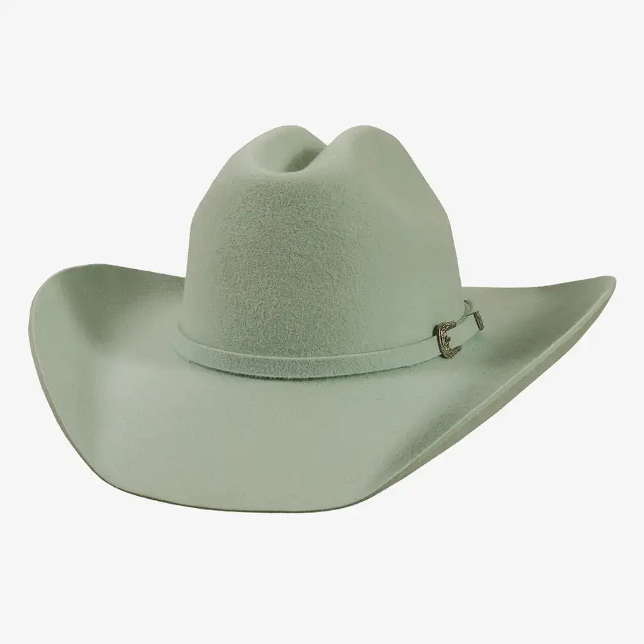 Wool Felt Cattleman Hat, Mint
