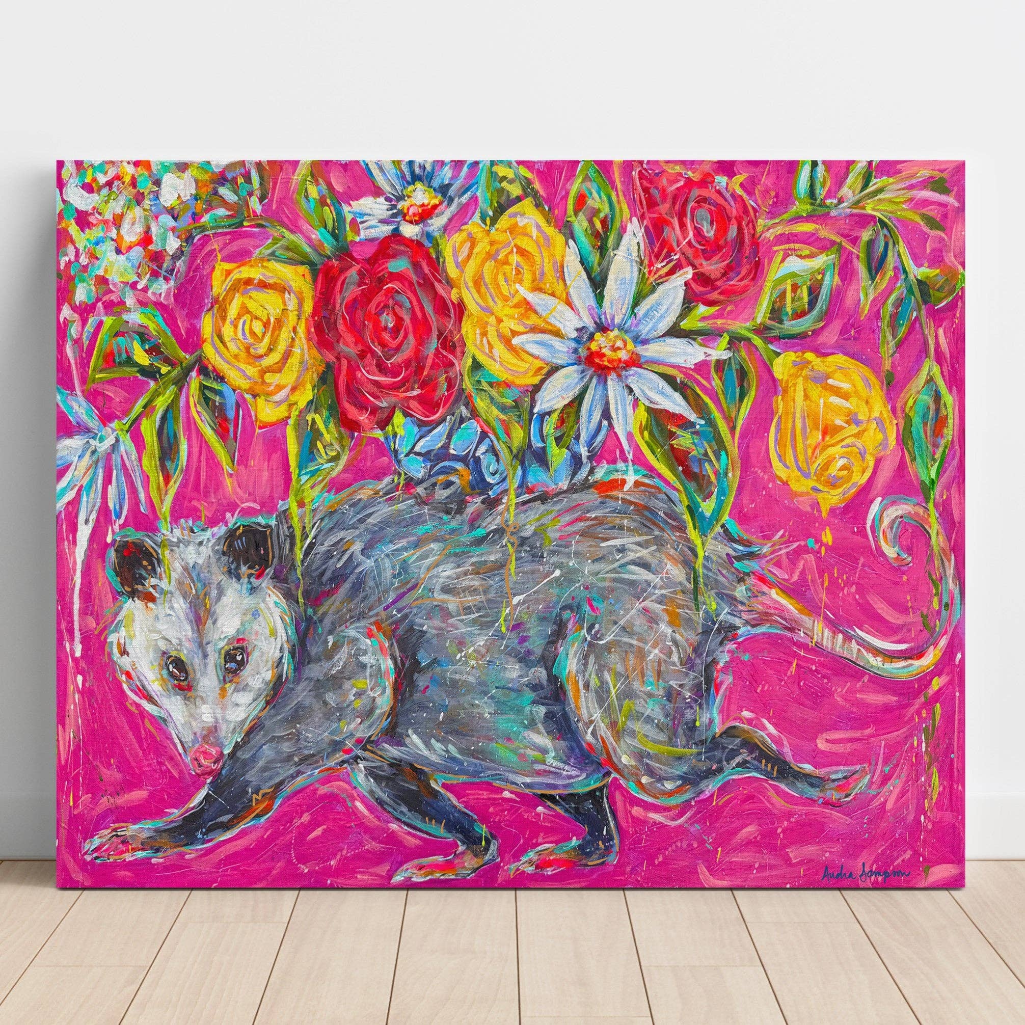 Possum Canvas Print