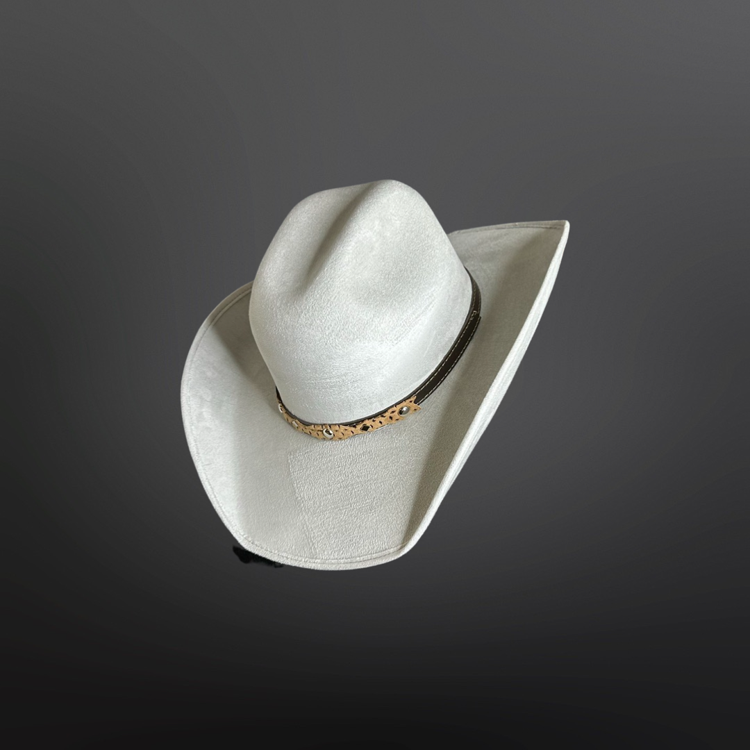 Vegan Suede Cowboy Hat 