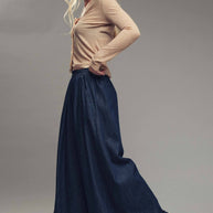 Lace Trim Button-Front Ribbed Knit Top