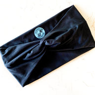 Solid Black Headband