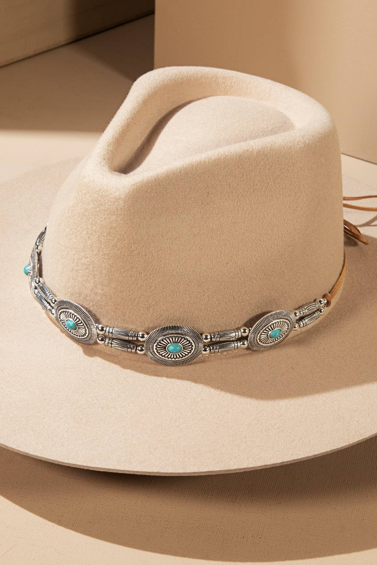 Decorative Western Concho Hat Band