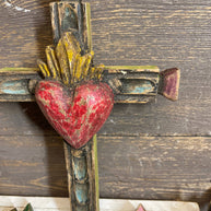 Small Hand Carved Wall Cross