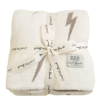 Lightning Bolt Luxe Home Blanket