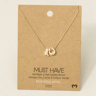 Boots Horse Shoe Charm Necklace