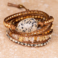 Kelly Wrap Bracelet: Pink