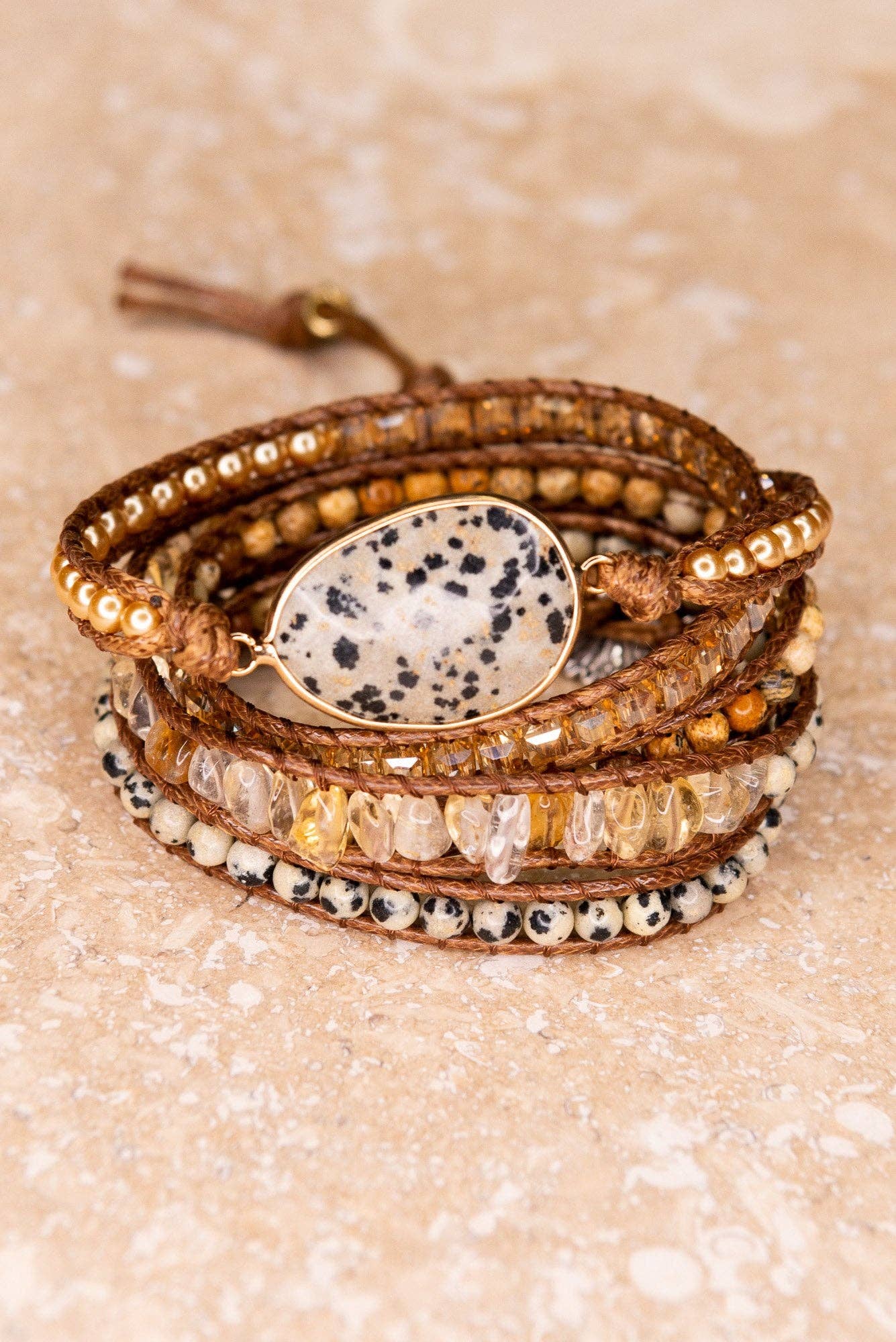 Kelly Wrap Bracelet: Pink