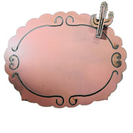 Metal Cactus  Frame with Magnet