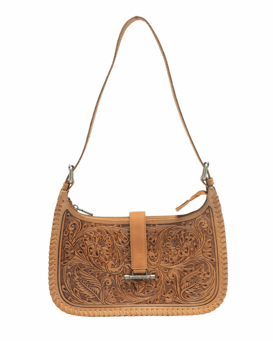 Loyal West Dannia Purse, Large, Saddle Brown