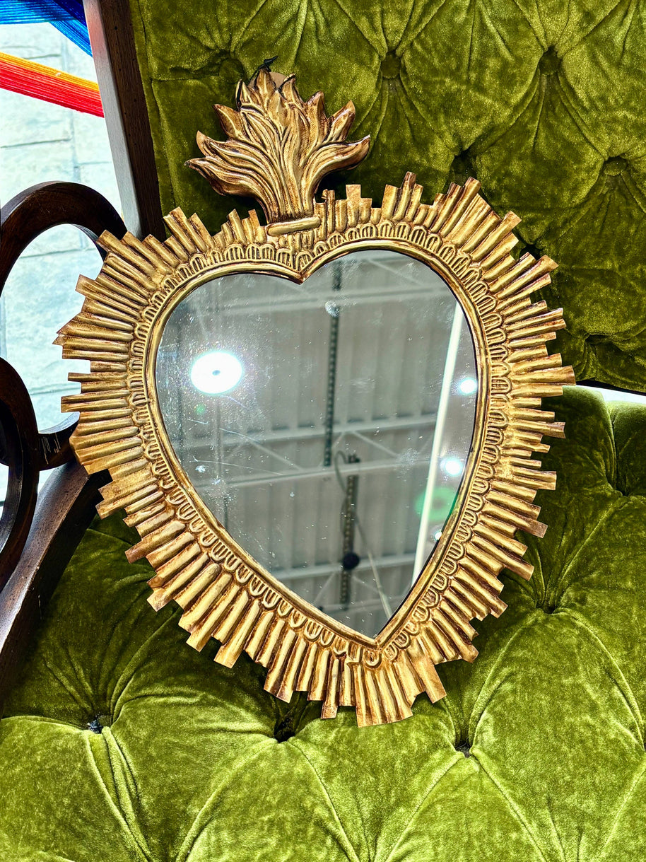 Tin Rays Sacred Heart Mirror