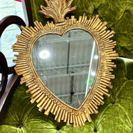 Tin Rays Sacred Heart Mirror