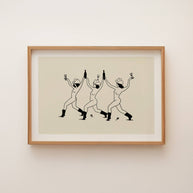 Western Wine Vintage Wall Art Print