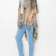 High-Low Lace Duster, Rodeo