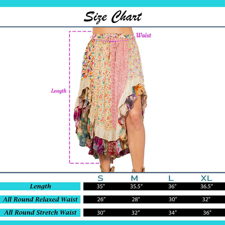 Western Skirt with Ruffles