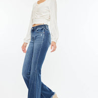Kan Can Mid Rise Flare Jeans
