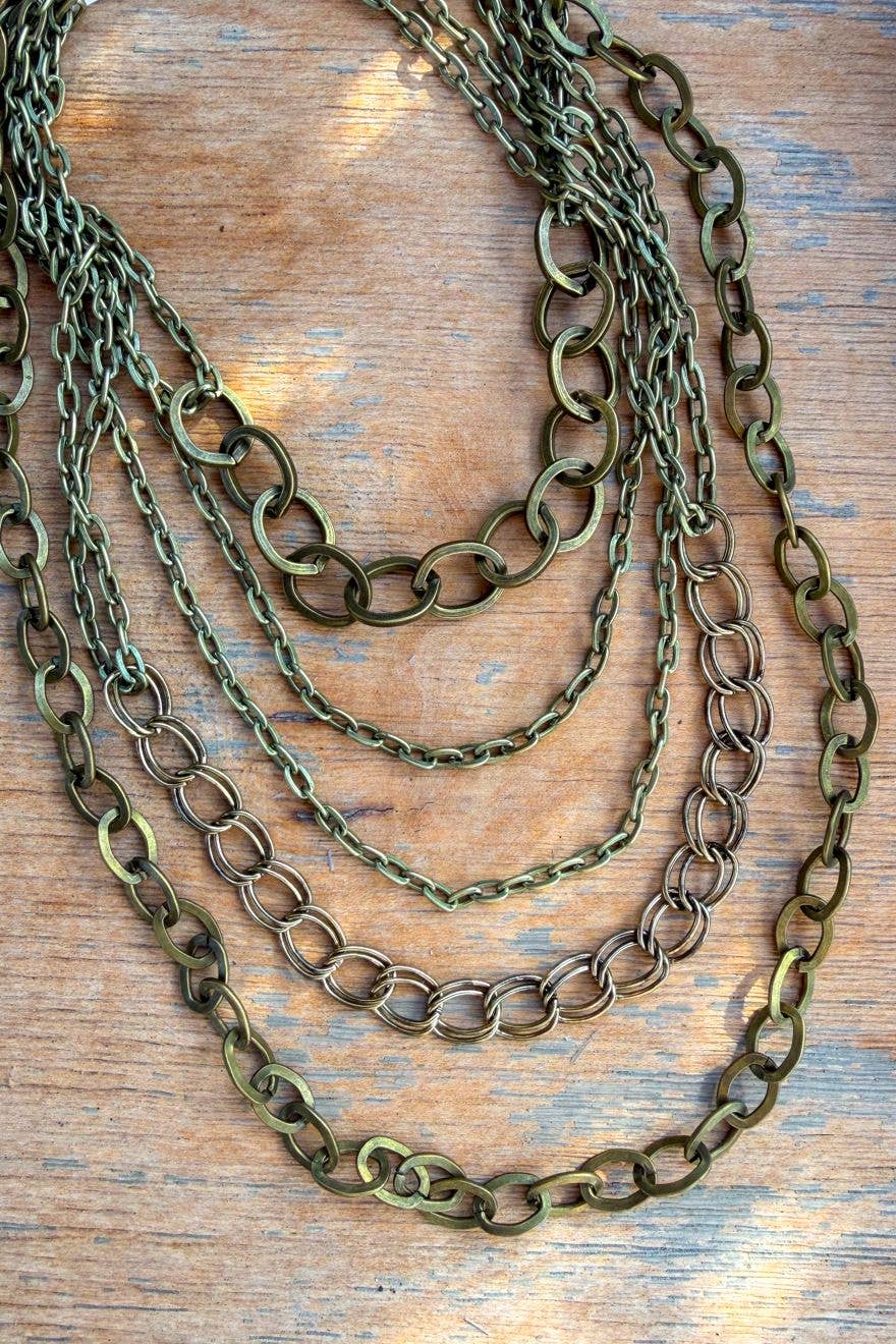 Syrah Necklace Bronze