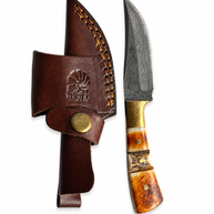 Titan Stag Ridge Damascus Knife TKT-14