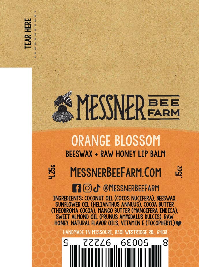 Orange Blossom Lip Balm