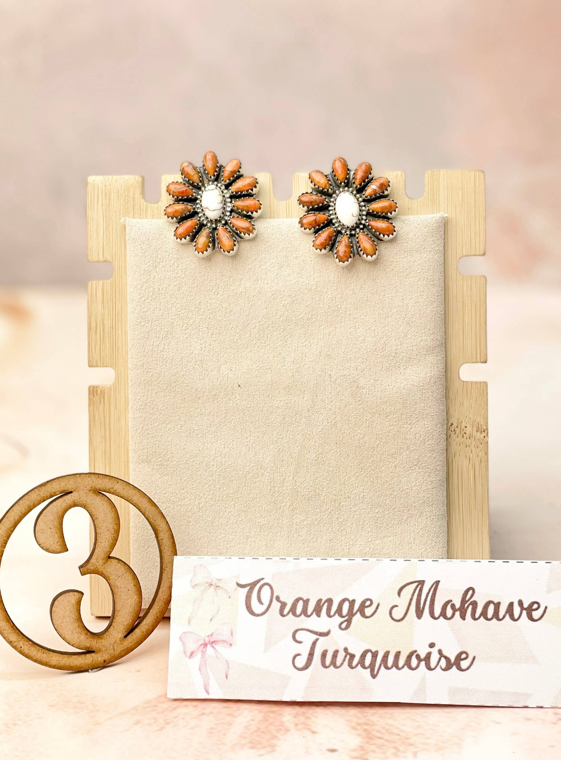 Blooming Stone Earrings