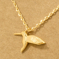 Humming Bird Pendant Necklace
