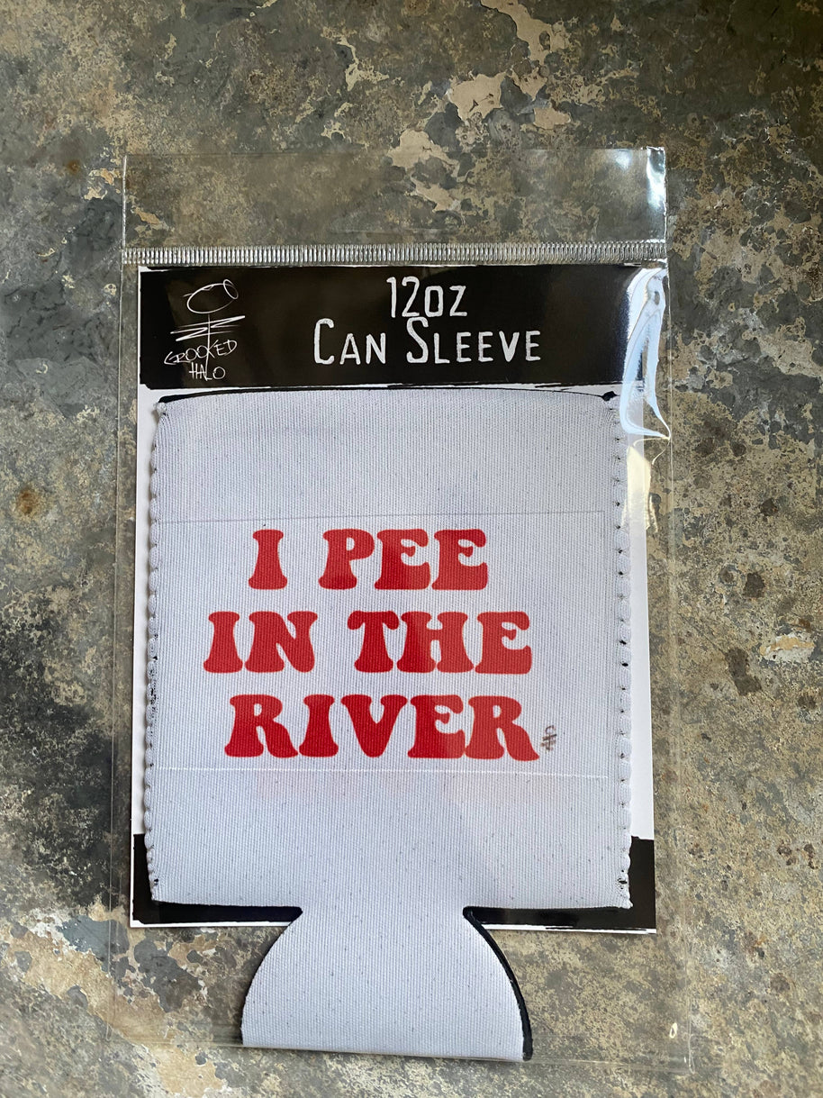 Crooked Halo - "Pee in the River" Neoprene Can Sleeve