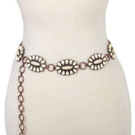 Pink Floral Concho Belt