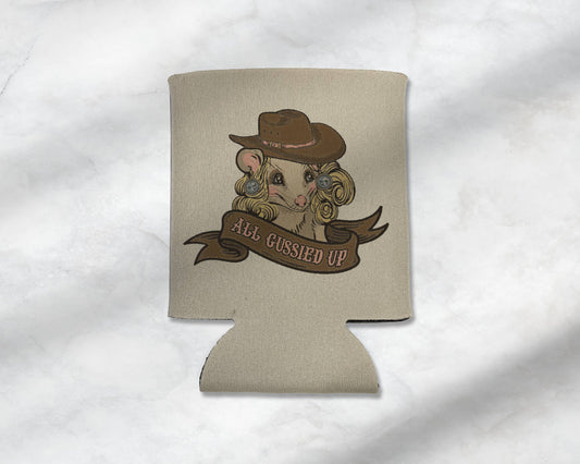 All Gussied Up Possum Koozie