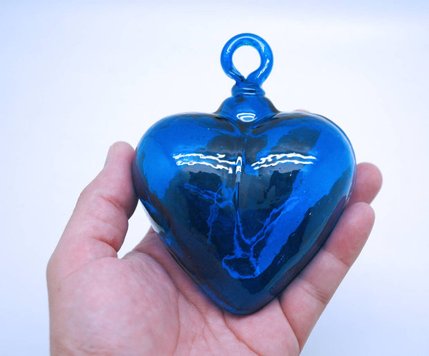 Medium Glass Heart Ornament