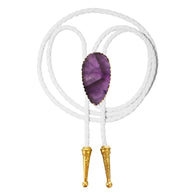 Gemstone Bolo Tie - Amethyst